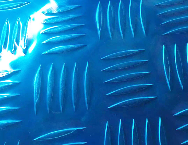 Placa de patrón de aluminio antideslizante